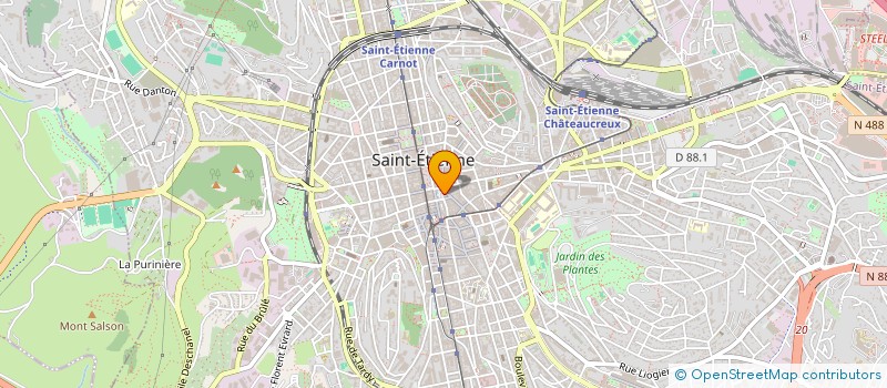 localisation de l'entreprise COPROPRIETE DORIAN  SAINT-ETIENNE