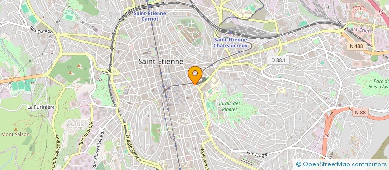 localisation de l'entreprise COPROPRIETE DORIAN  SAINT-ETIENNE