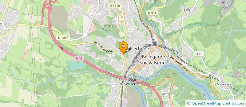 localisation de l'entreprise COPROPRIETE DRYADES à VALSERHONE