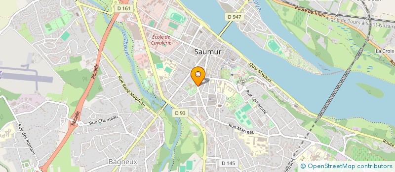 localisation de l'entreprise COPROPRIETE DU 1 PAS PORTE D ORLEANS  SAUMUR