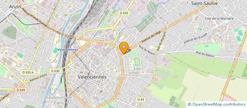 localisation de l'entreprise COPROPRIETE DU 10 AV DE LIEGE  VALENCIENNES