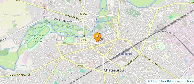 localisation de l'entreprise COPROPRIETE DU 114 RUE GRANDE à CHATEAUROUX