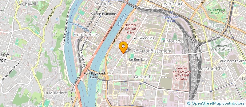 localisation de l'entreprise COPROPRIETE DU 116 BD YVES FARGE  LYON