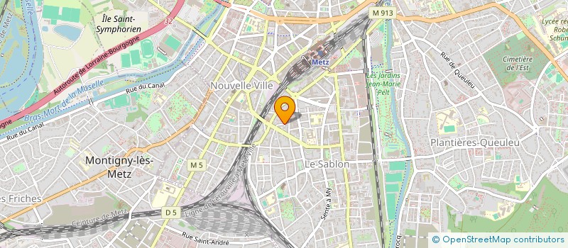 localisation de l'entreprise COPROPRIETE DU 12 RUE DES FRANCS  METZ