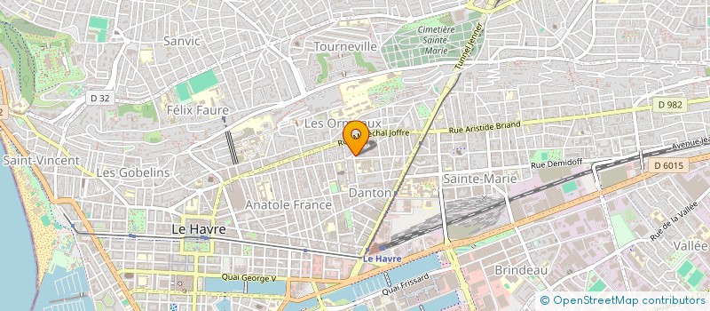 localisation de l'entreprise COPROPRIETE DU 14 RUE DE TOURVILLE à LE HAVRE