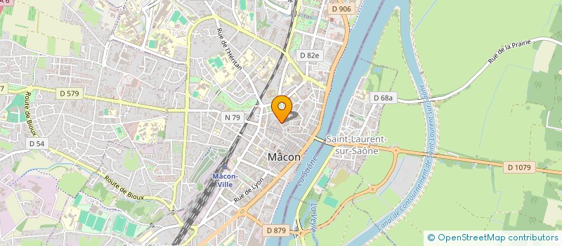 localisation de l'entreprise COPROPRIETE DU 20 RUE LAMARTINE  MACON