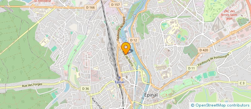 localisation de l'entreprise COPROPRIETE DU 22 RUE DE NANCY  EPINAL