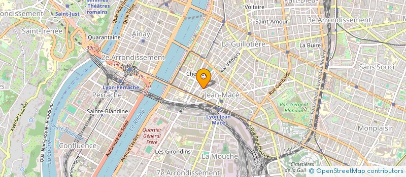 localisation de l'entreprise COPROPRIETE DU 30 RUE BANCEL  LYON