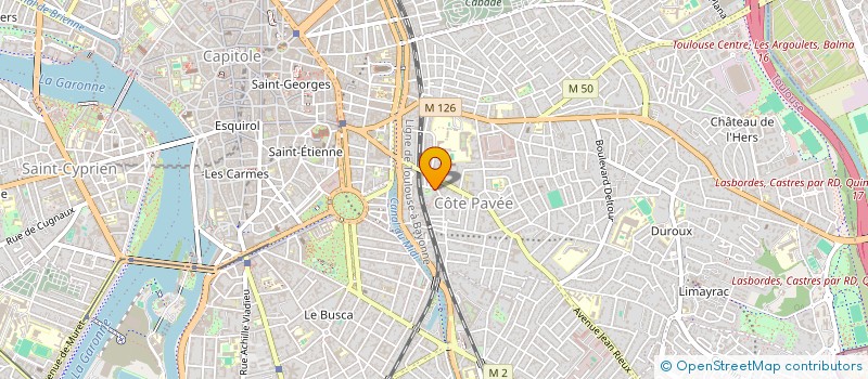 localisation de l'entreprise COPROPRIETE DU 3BIS RUE PIERRE LABROUSSE à TOULOUSE