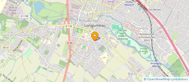 localisation de l'entreprise COPROPRIETE DU 5 R DR ROUX à LONGJUMEAU