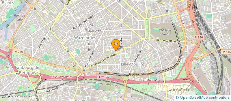 localisation de l'entreprise COPROPRIETE DU 56 RUE GANTOIS à LILLE