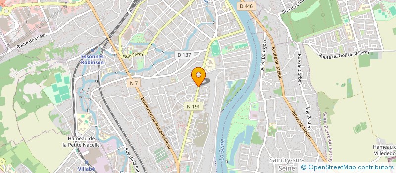 localisation de l'entreprise COPROPRIETE DU 58 BD DUNANT  CORBEIL-ESSONNES