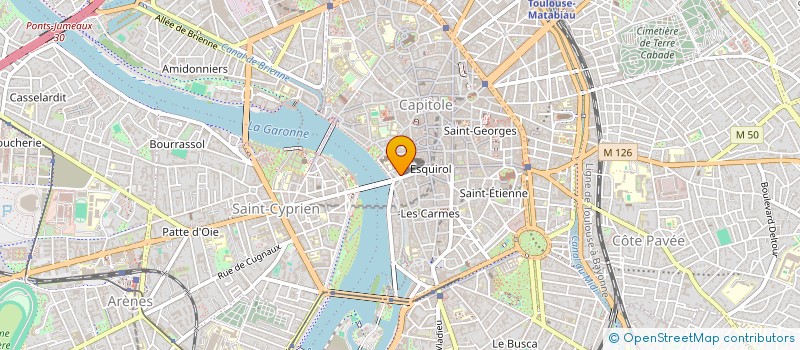 localisation de l'entreprise COPROPRIETE DU 6 R PEYROLIERES à TOULOUSE
