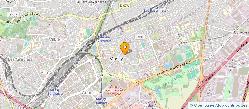 localisation de l'entreprise COPROPRIETE DU 6 RUE APPERT à MASSY