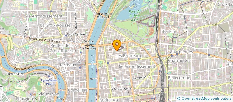 localisation de l'entreprise COPROPRIETE DU 64 RUE DUGUESCLIN  LYON