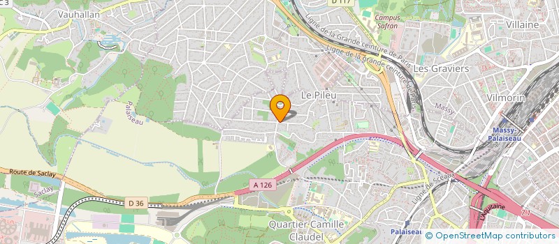 localisation de l'entreprise COPROPRIETE DU 66 RUE DE LA SABLIERE 91 PALAISEAU  PALAISEAU