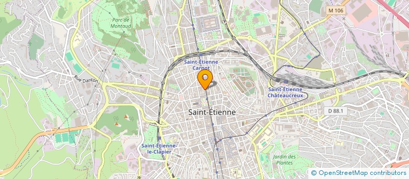 localisation de l'entreprise COPROPRIETE DU 7 R CHARLES DE GAULLE  SAINT-ETIENNE