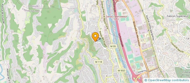 localisation de l'entreprise COPROPRIETE DU BOIS PUGET à SAINT-LAURENT-DU-VAR
