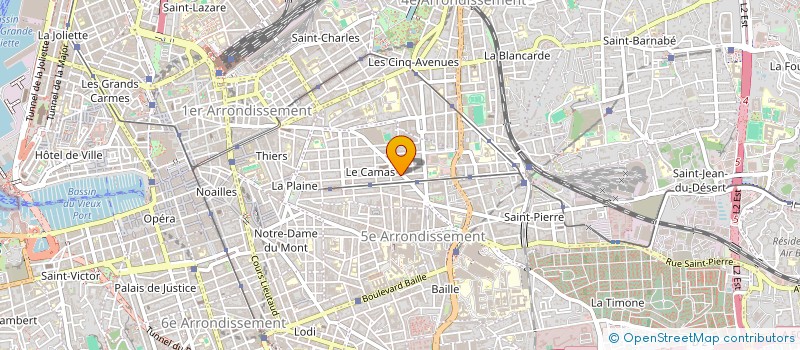 localisation de l'entreprise COPROPRIETE DU CAMAS  MARSEILLE