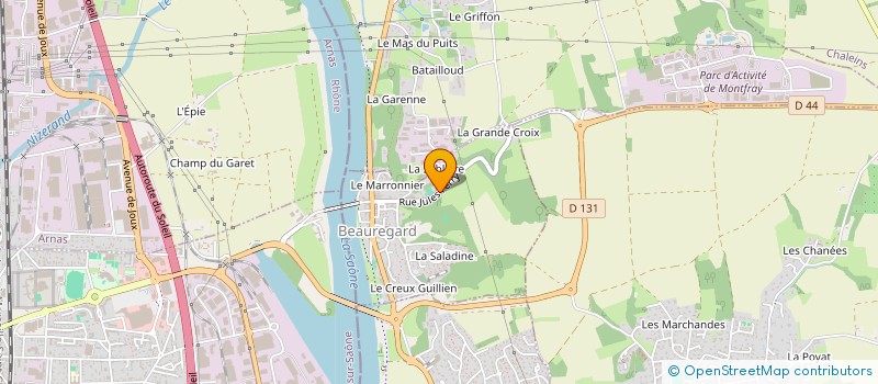 localisation de l'entreprise COPROPRIETE DU CHATEAU DE BEAUREGARD  BEAUREGARD