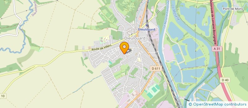 localisation de l'entreprise COPROPRIETE DU CHATEAU DE VILLE AU VAL  VILLE-AU-VAL