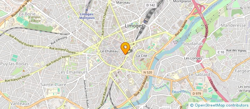 localisation de l'entreprise COPROPRIETE DU COLLEGE à LIMOGES