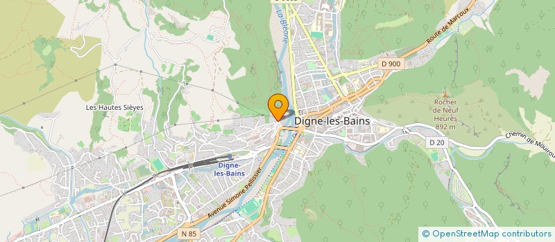 localisation de l'entreprise COPROPRIETE DU GRAND PONT à DIGNE-LES-BAINS
