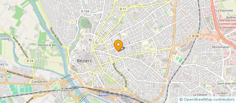 localisation de l'entreprise COPROPRIETE DU GUESCLIN  BEZIERS