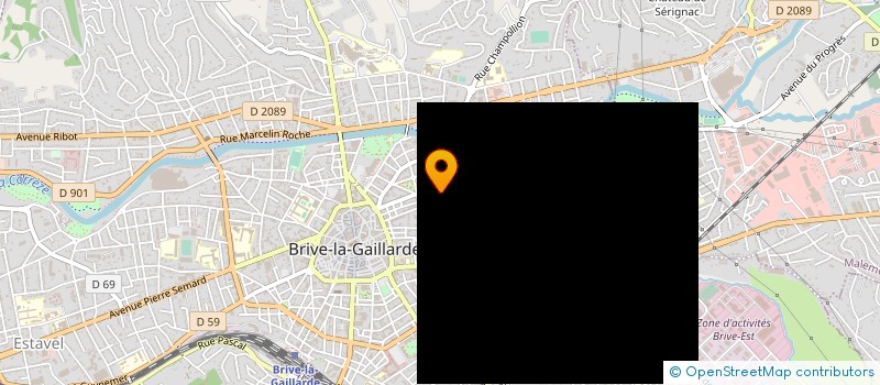 localisation de l'entreprise COPROPRIETE DUBOIS  BRIVE-LA-GAILLARDE