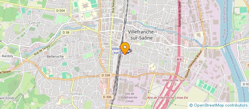 localisation de l'entreprise COPROPRIETE DUBURE à VILLEFRANCHE-SUR-SAONE