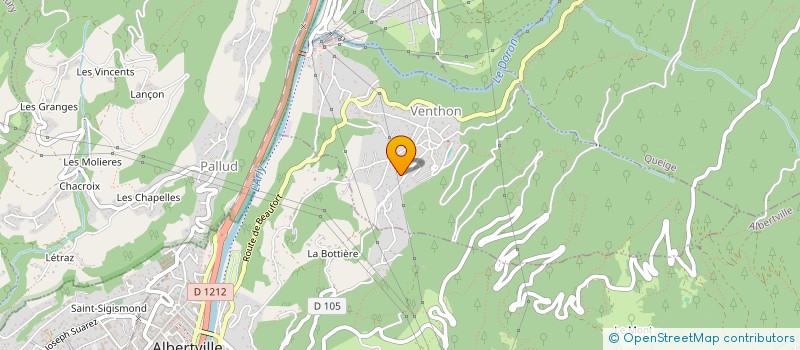 localisation de l'entreprise COPROPRIETE DUGIT PINAT  VENTHON