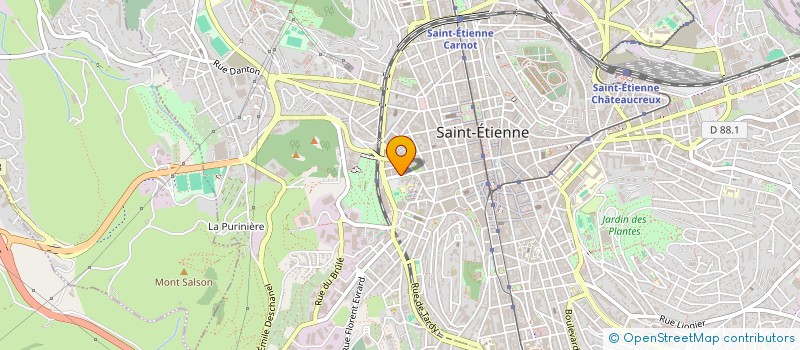 localisation de l'entreprise COPROPRIETE DUPRE  SAINT-ETIENNE