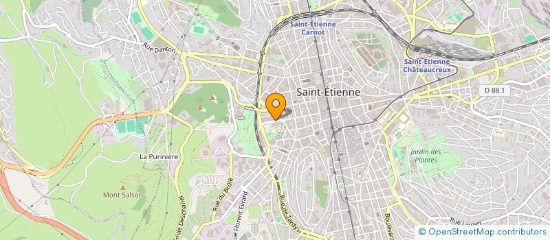 localisation de l'entreprise COPROPRIETE DUPRE  SAINT-ETIENNE