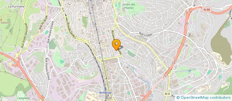 localisation de l'entreprise COPROPRIETE DURAFOUR  SAINT-ETIENNE