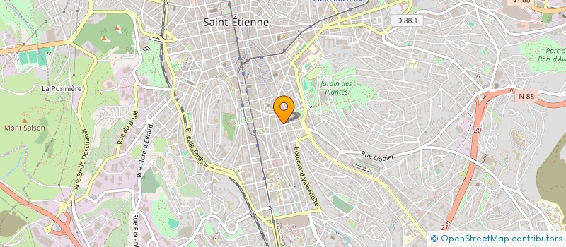 localisation de l'entreprise COPROPRIETE DURAFOUR  SAINT-ETIENNE