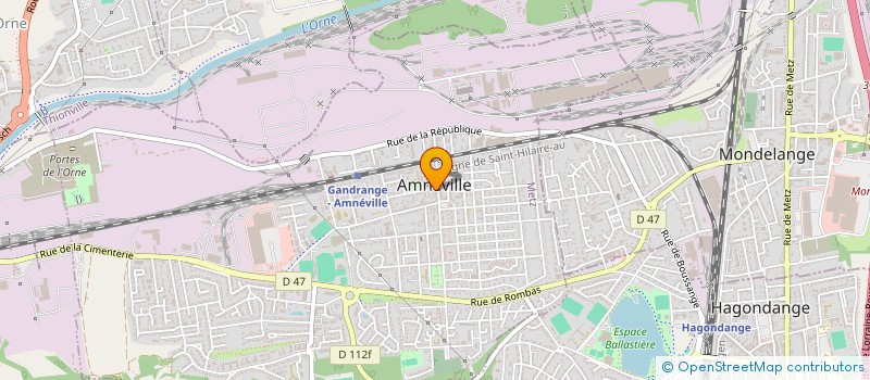 localisation de l'entreprise COPROPRIETE ECKMANN CHATRIAN  AMNEVILLE