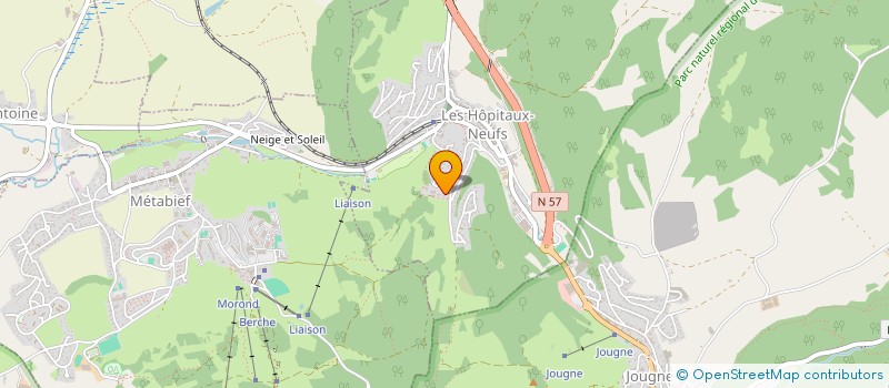 localisation de l'entreprise COPROPRIETE EDEN ROC  LES HOPITAUX-VIEUX