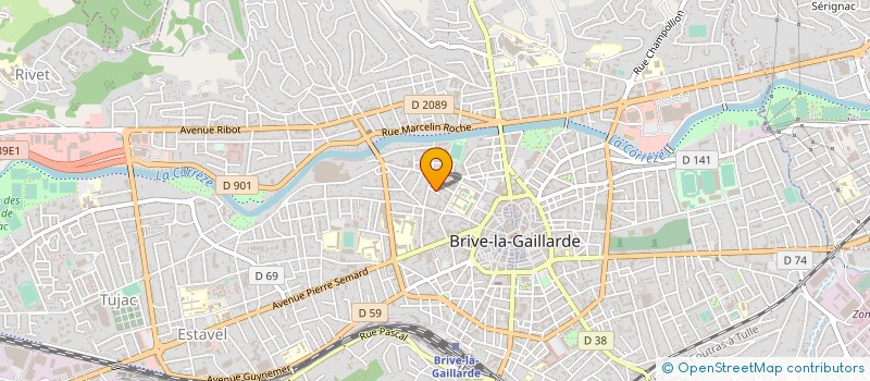 localisation de l'entreprise COPROPRIETE EDISON  BRIVE-LA-GAILLARDE