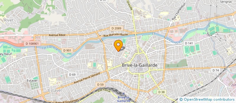 localisation de l'entreprise COPROPRIETE EDISON  BRIVE-LA-GAILLARDE