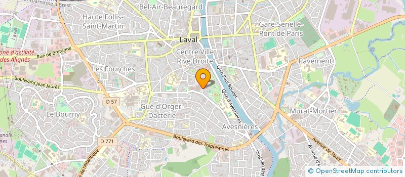 localisation de l'entreprise COPROPRIETE EMC2 à LAVAL