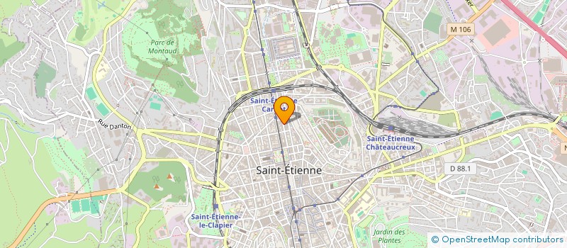 localisation de l'entreprise COPROPRIETE EMERAUDE  SAINT-ETIENNE