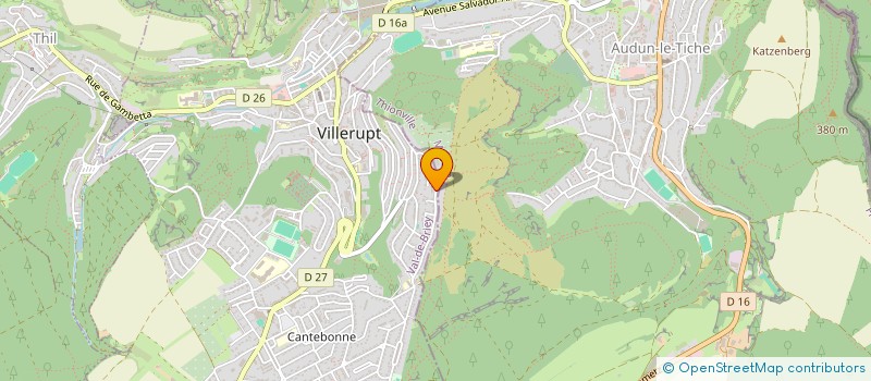 localisation de l'entreprise COPROPRIETE ERCKMANN CHATRIAN  VILLERUPT