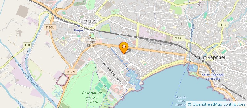 localisation de l'entreprise COPROPRIETE ESCALE à FREJUS
