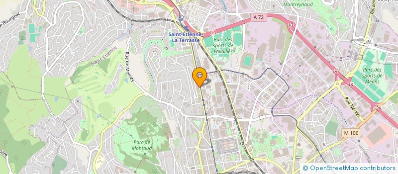 localisation de l'entreprise COPROPRIETE ESCURIAL  SAINT-ETIENNE