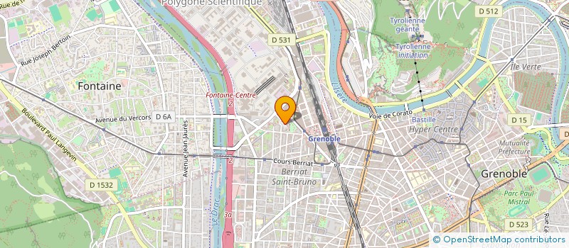 localisation de l'entreprise COPROPRIETE ETUDIANTEL 3  GRENOBLE