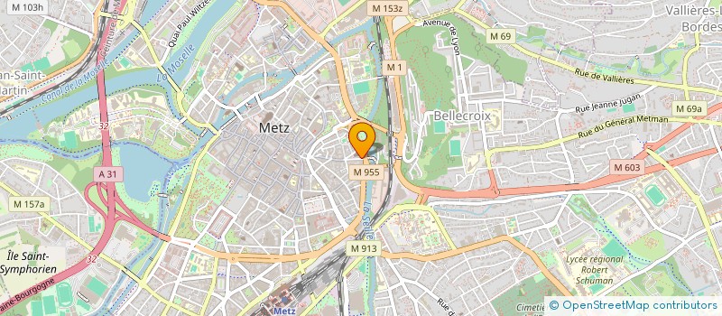 localisation de l'entreprise COPROPRIETE EVRARD ET KEMPNICH  METZ