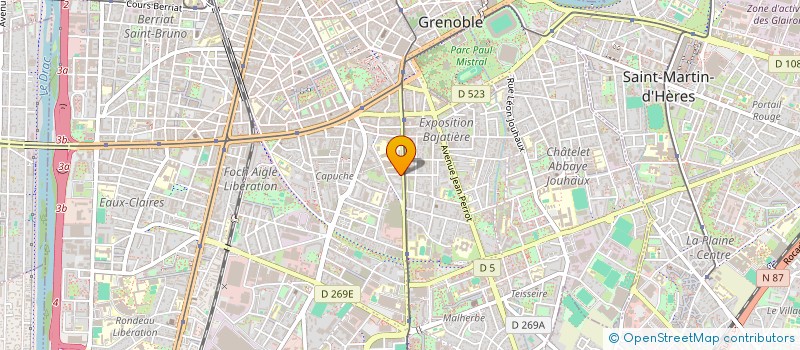 localisation de l'entreprise COPROPRIETE EXCELSIOR  GRENOBLE