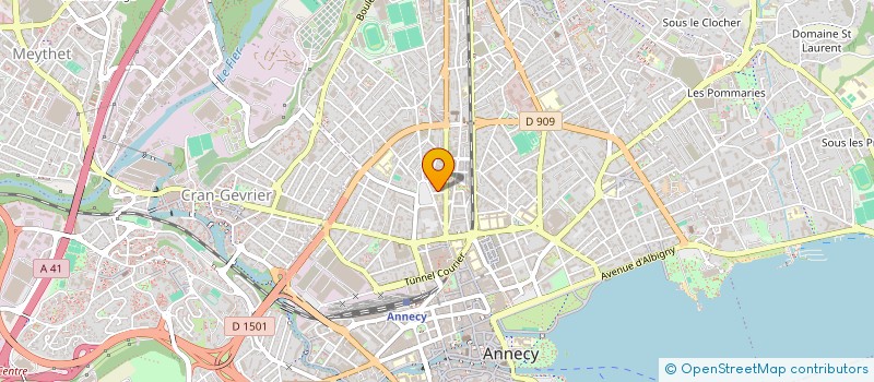 localisation de l'entreprise COPROPRIETE FAVRE MORO  ANNECY