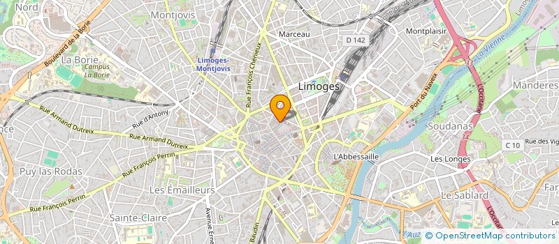 localisation de l'entreprise COPROPRIETE FITZ JAMES à LIMOGES