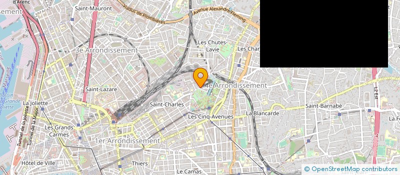localisation de l'entreprise COPROPRIETE FLAMMARION à MARSEILLE